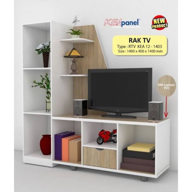 Tv Rack/Latest Minimalist TV Table Many Shelves | Shopee Malaysia
