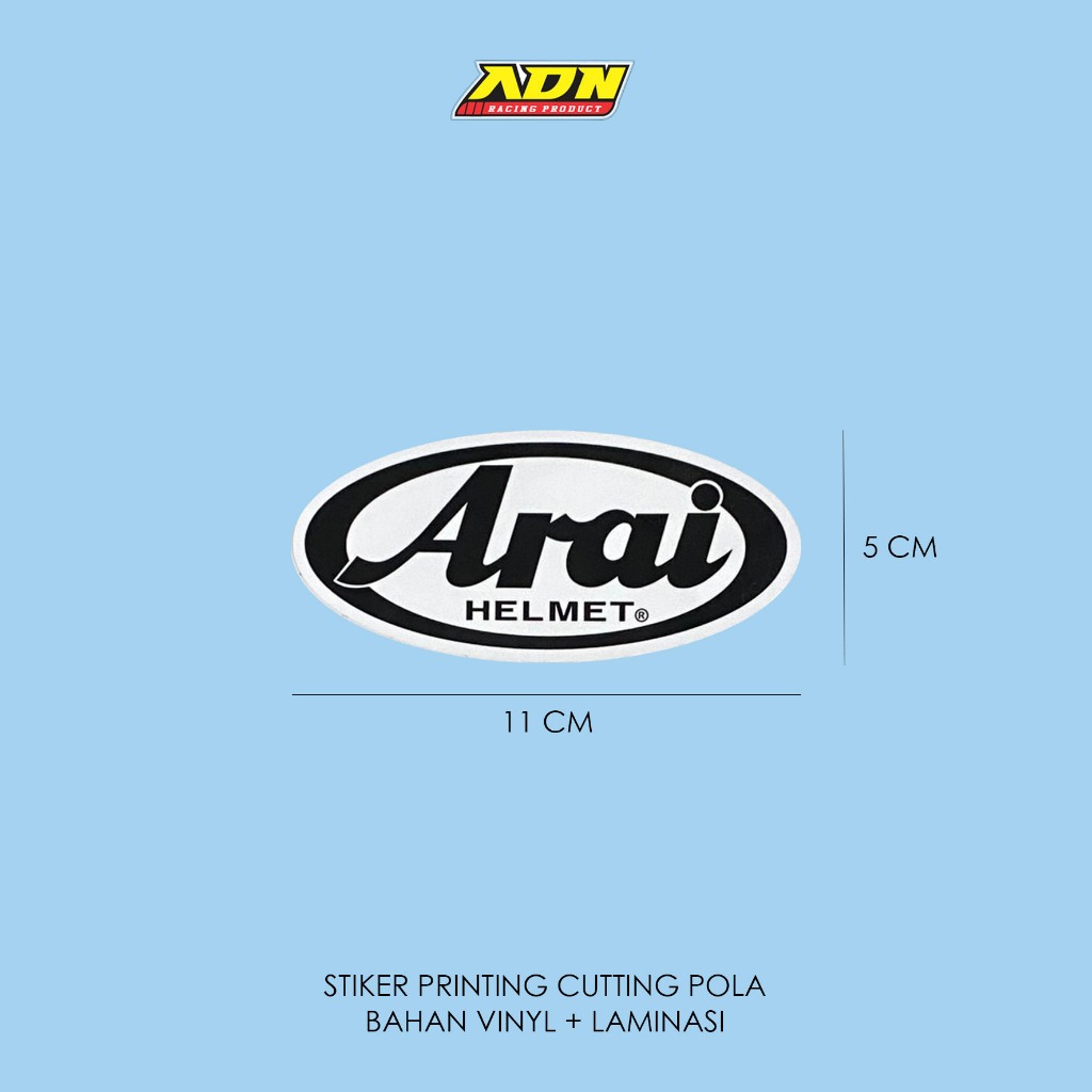 arai helmet logo - Contour-X Snake Aerodynamic rear spoiler with one piece exhaust function Arai Helmet Sticker Logo Print