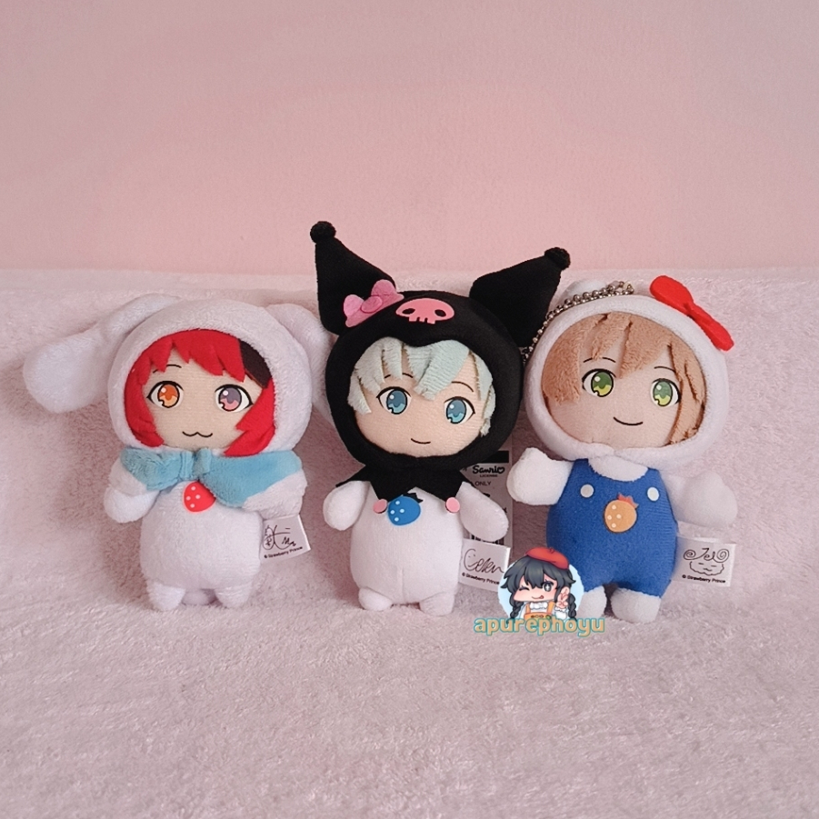 GANTUNGAN Doll Hanger Sutopuri Strawberry Prince X Sanrio Colon X ...