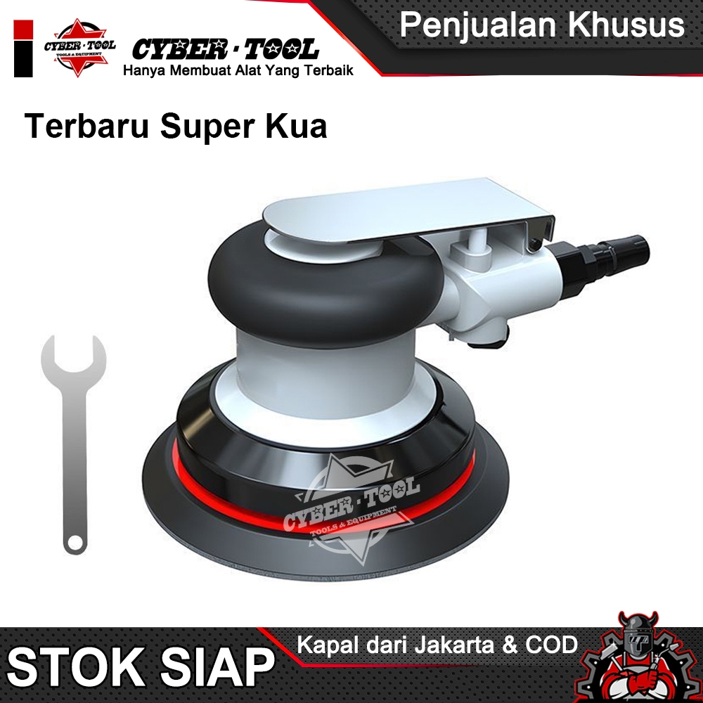 MESIN Air Sander 5 Inch Hand Push Power Surface Matte Circular ...