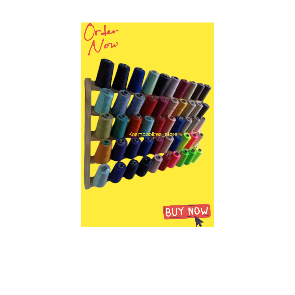 Overlock Thread Rack/Large Thread Rack Uk 5000 Yards | Shopee Malaysia