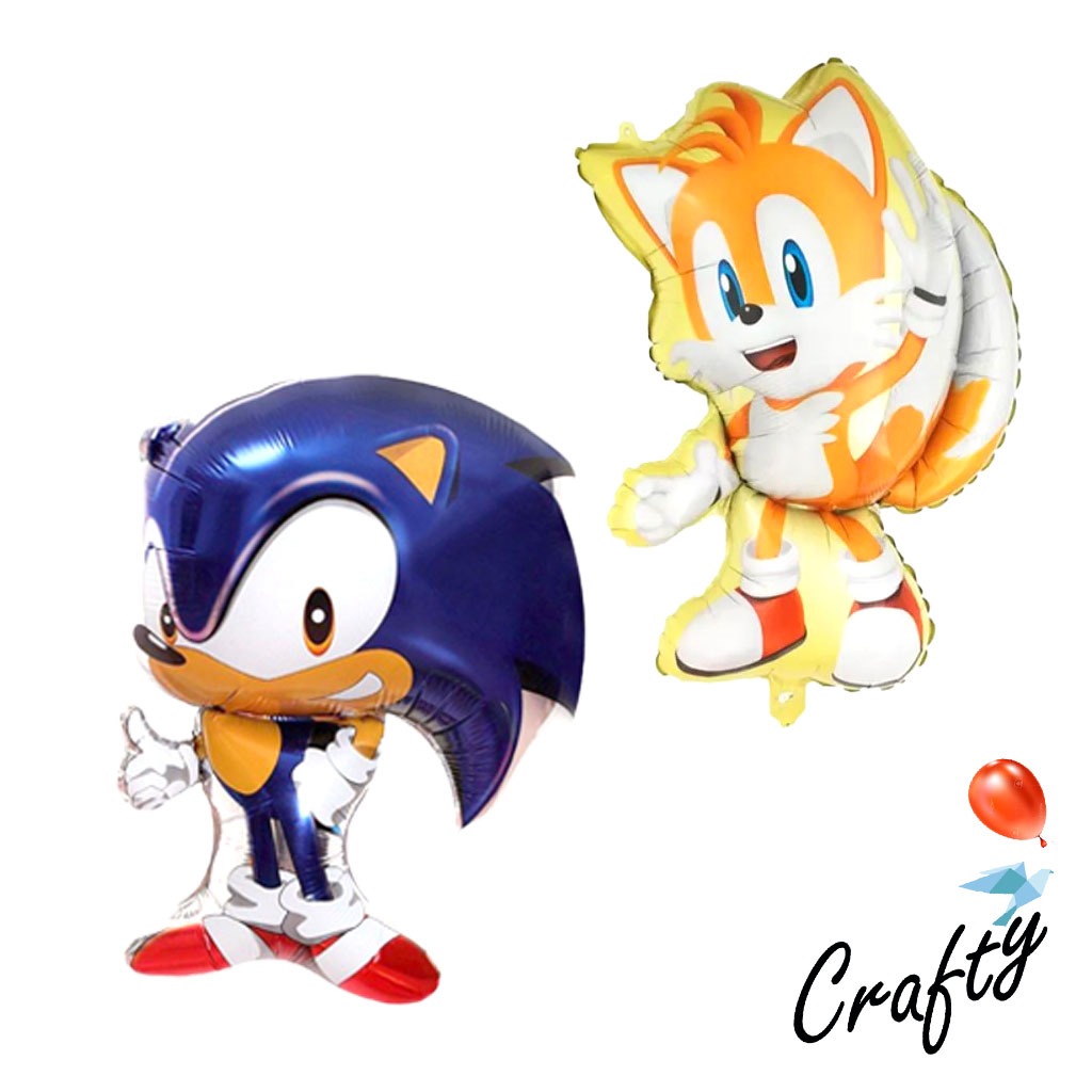 Superhero Cartoon Character SONIC TAIL Foil Balloon | Shopee Malaysia