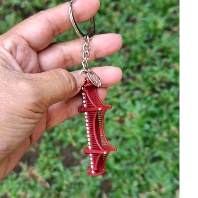 GANTUNGAN San Francisco Golden Gate Bridge Keychain Souvenir By
