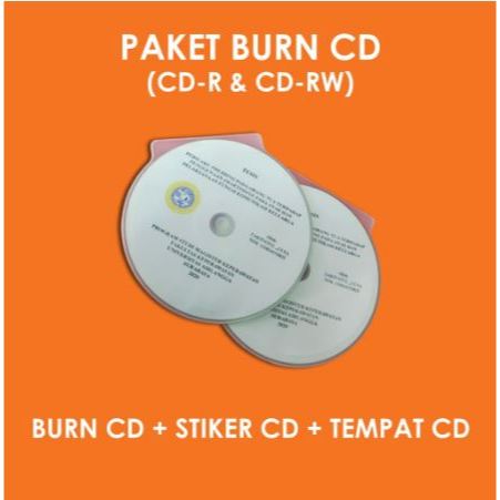 Cd-r/dvd BURNING PACKAGE FOR THESIS OF DISSERTATION AND SCIENTIFIC ...