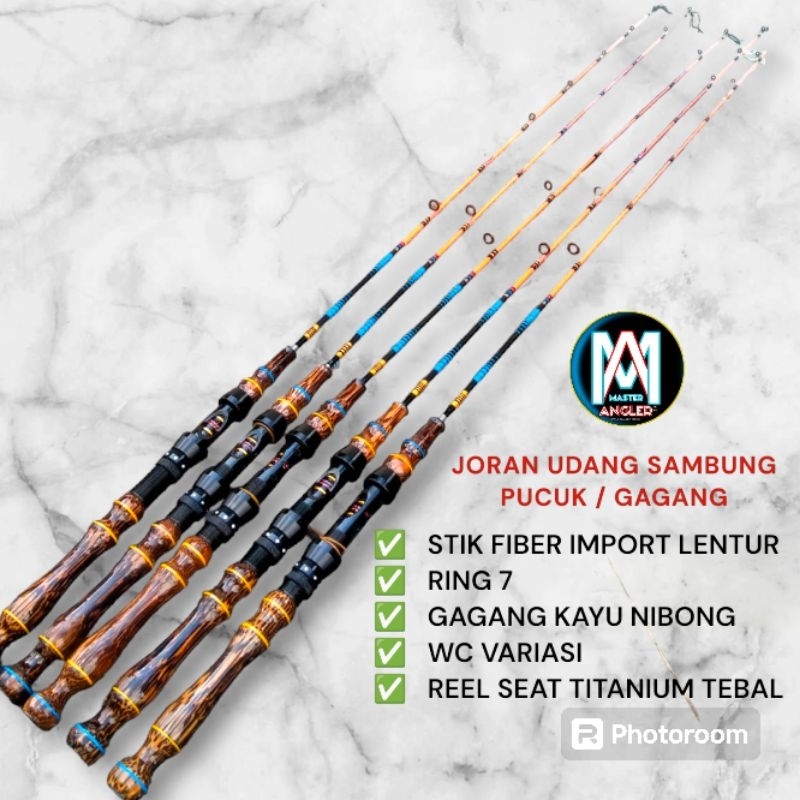 Shrimp rod shrimp fishing rod/ flexible shrimp rod/ custom rod | Shopee ...