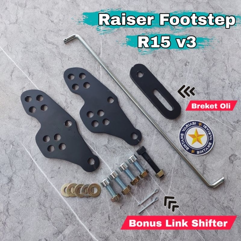 Raiser FOOTSTEP R15 V3 VVA Heightening FOOTSTEP R15 V3 BRACKET ...