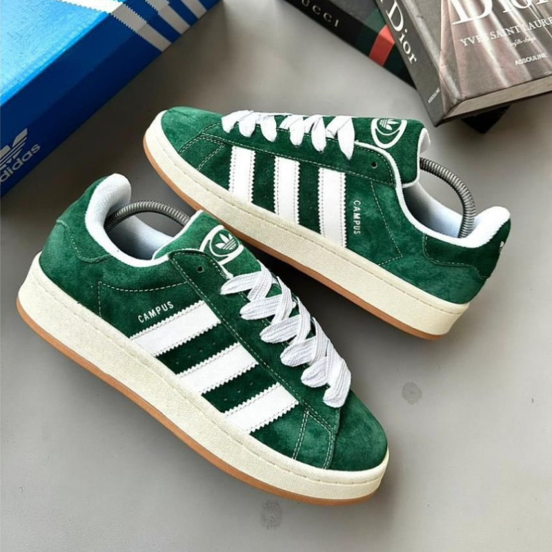 Adidas campus army white Shoes made in vietnam size 36 44 Shopee Malaysia