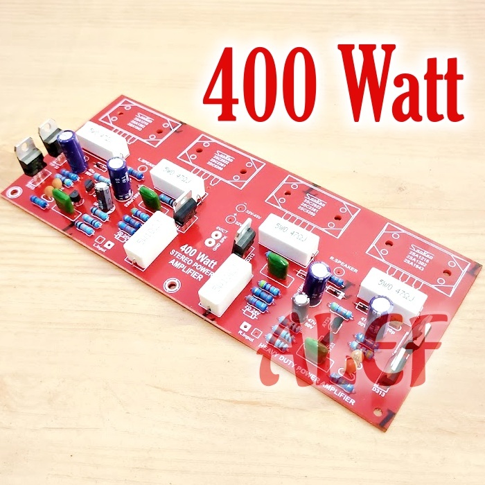 Power Amplifier Driver Kit 400W stereo Safari Sanken 400 Watt amp