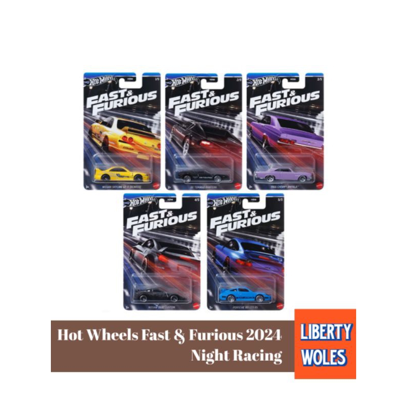 Hot Wheels Fast & Furious 2024 Night Racing | Shopee Malaysia