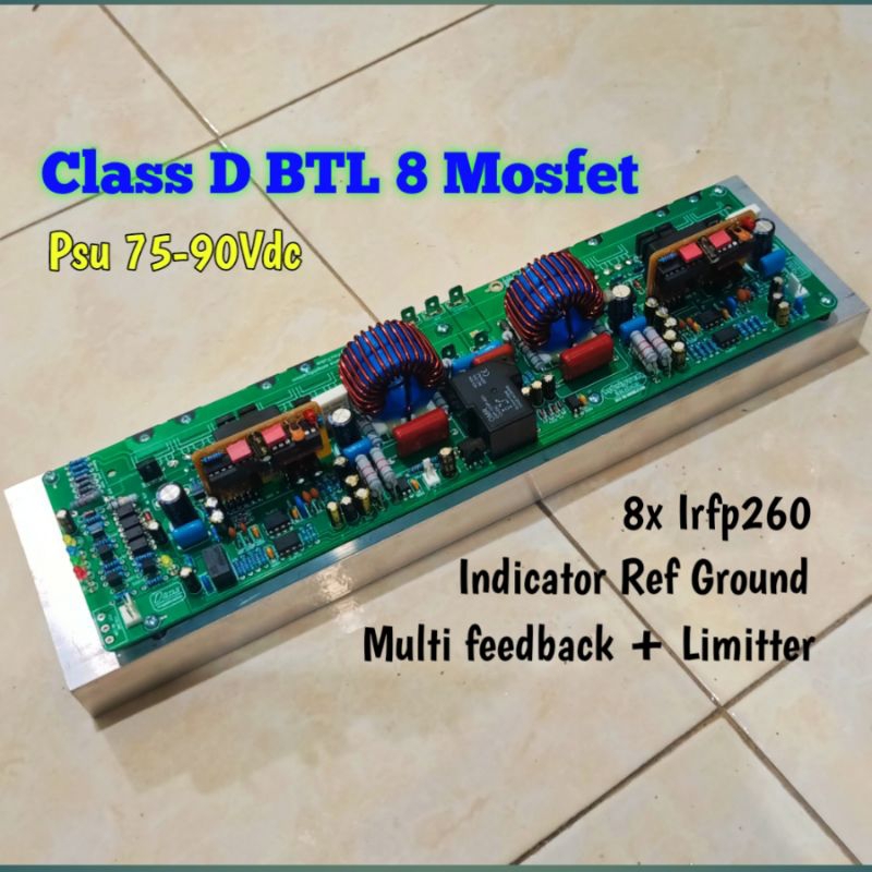 Power Class D BTL 8 Mosfet, BD Modulation Monster Bridge 8 | Shopee ...