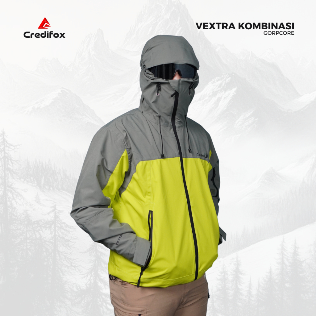 CREDIFOX Gorpcore Jacket Series VEXTRA COMBINATION Taslan Balloon ...