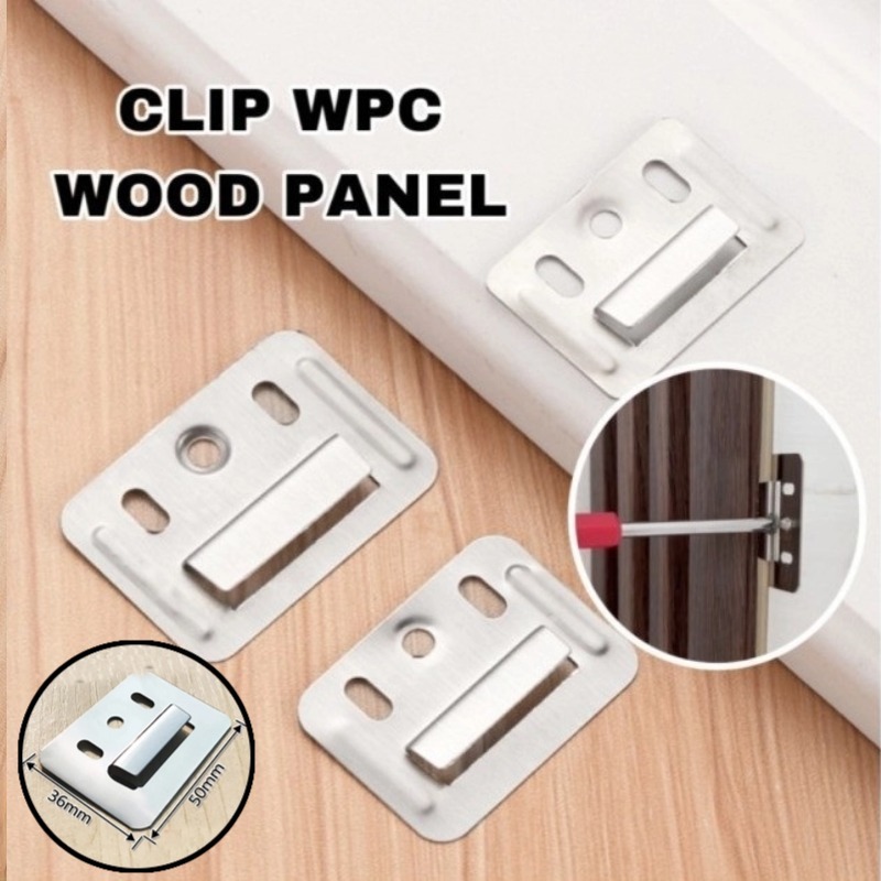 Wall Panel Installation Clip / WPC Panel Clip / Rust-Resistant & Tight ...