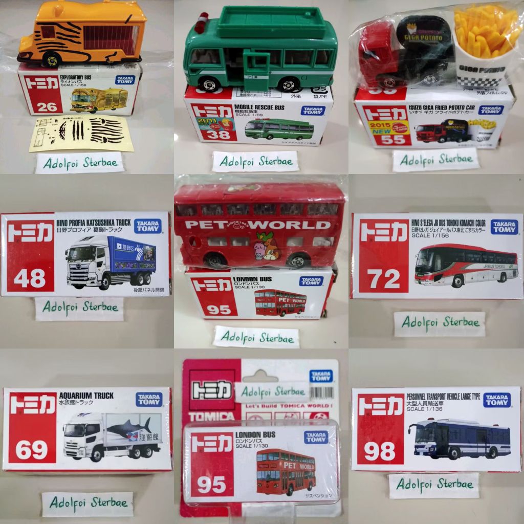 Takara tomy 38 mobile rescue 48 hino profitia katsushika truck 55 isuzu ...