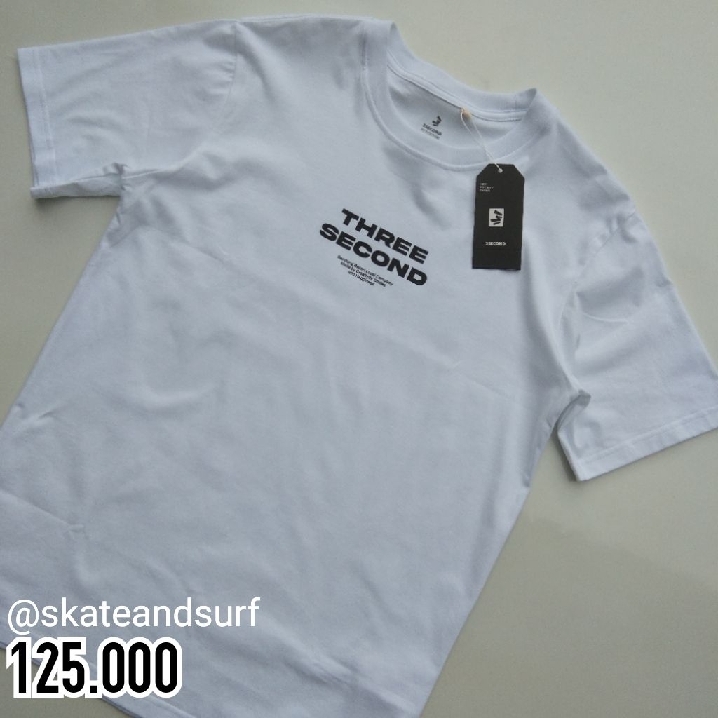ORIGINAL THREE SECOND TSHIRT | Shopee Malaysia