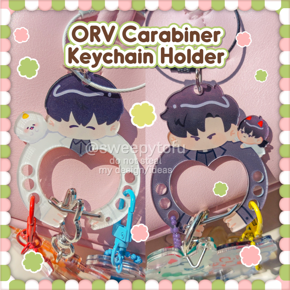 GANTUNGAN ORV Carabiner Keychain Holder Keychain decoration bag ...