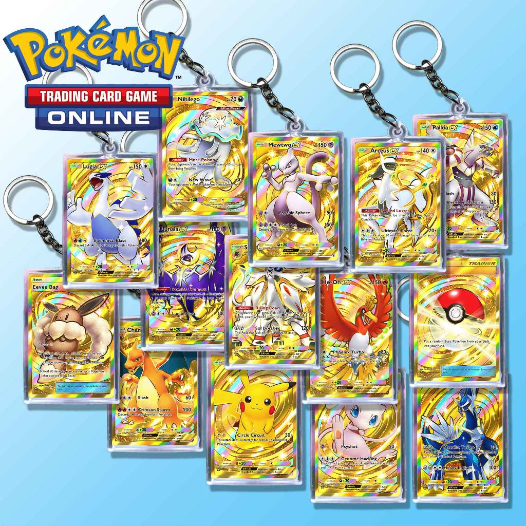 GANTUNGAN Pokémon Trading Card Game key chain - Crown Rarity Pokemon ...