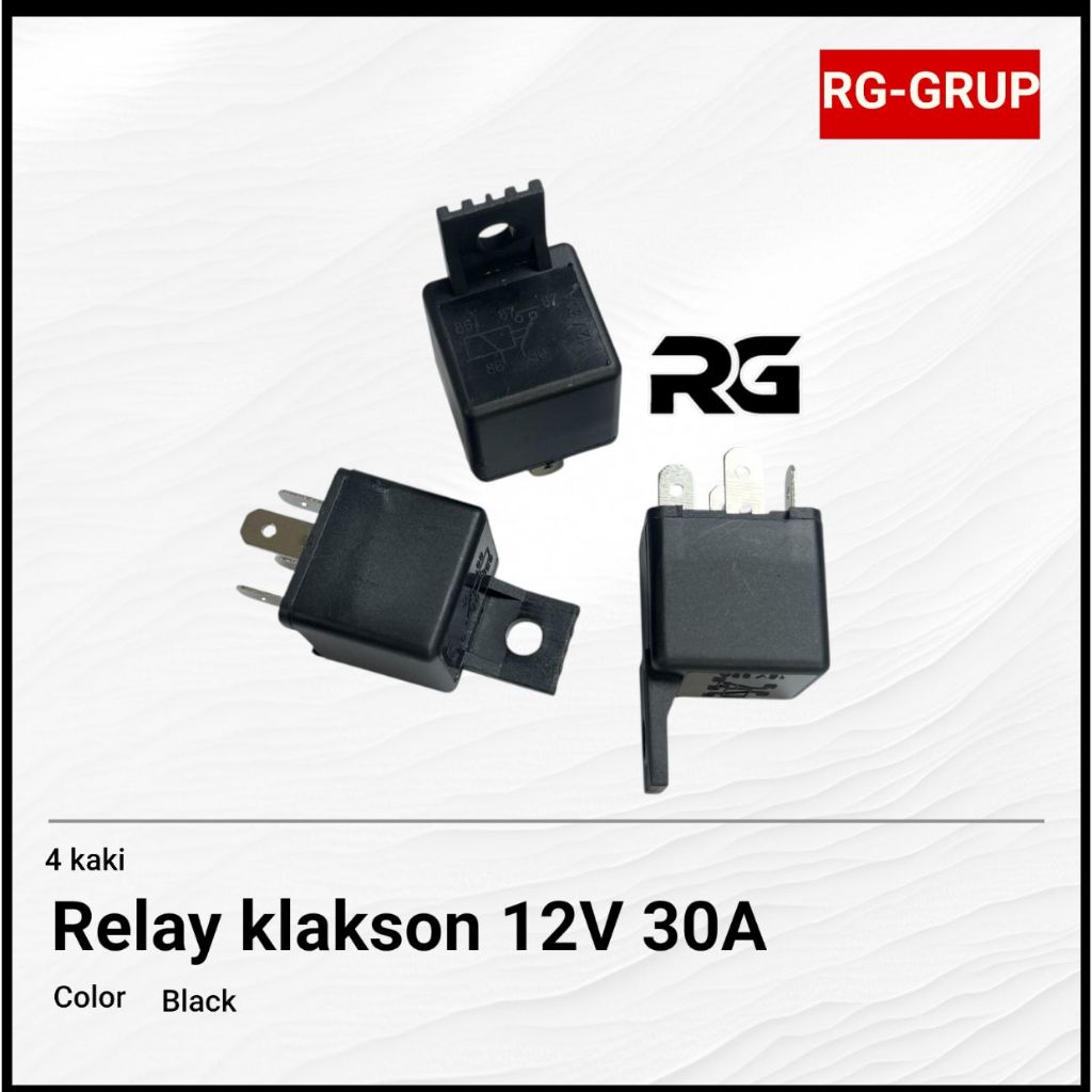 Relay 4 legs and 5 legs 12V 80A Type / horn / relay lights | Shopee ...
