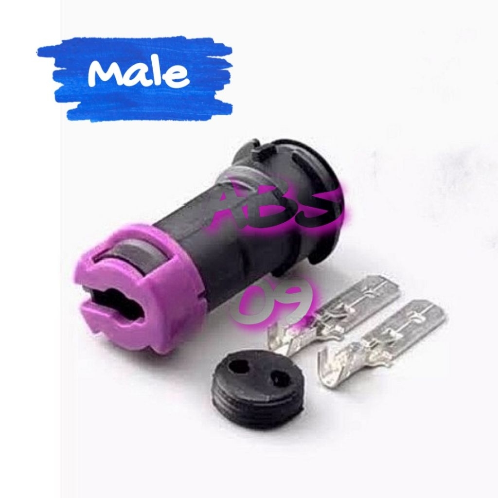 CHERY QQ Fan Resistor Socket 2 pin Fan Socket | Shopee Malaysia
