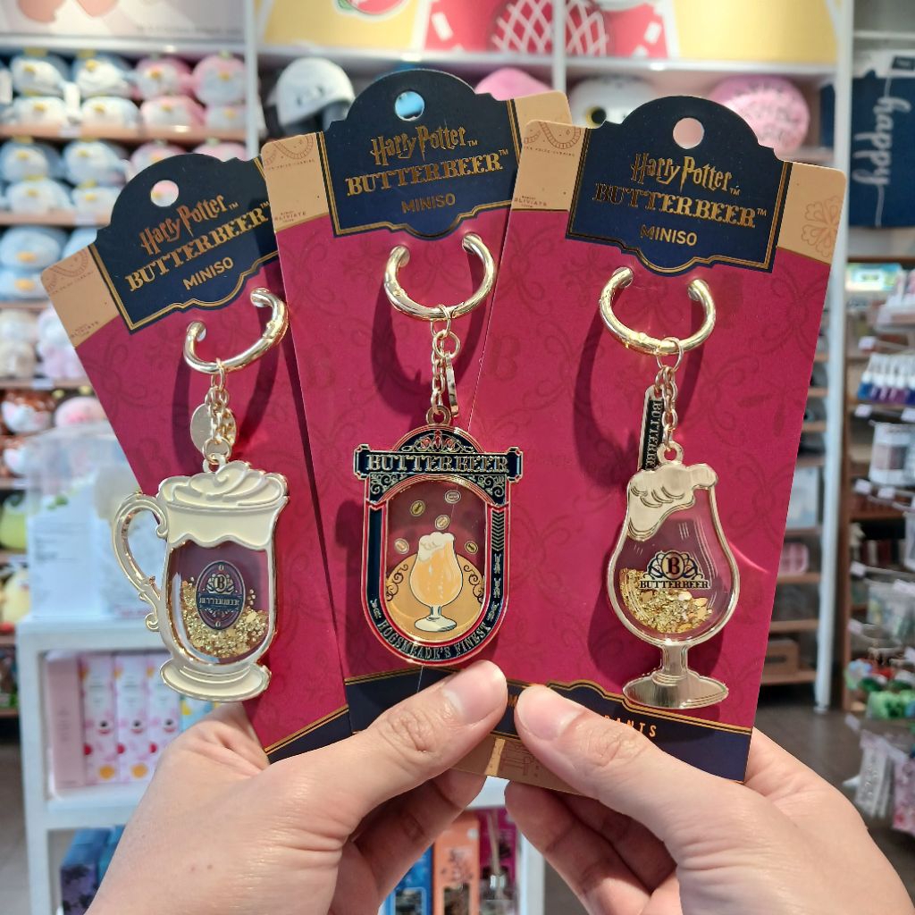 GANTUNGAN MINISO Harry Potter Keychain Butterbeer (Key Chain) | Shopee ...