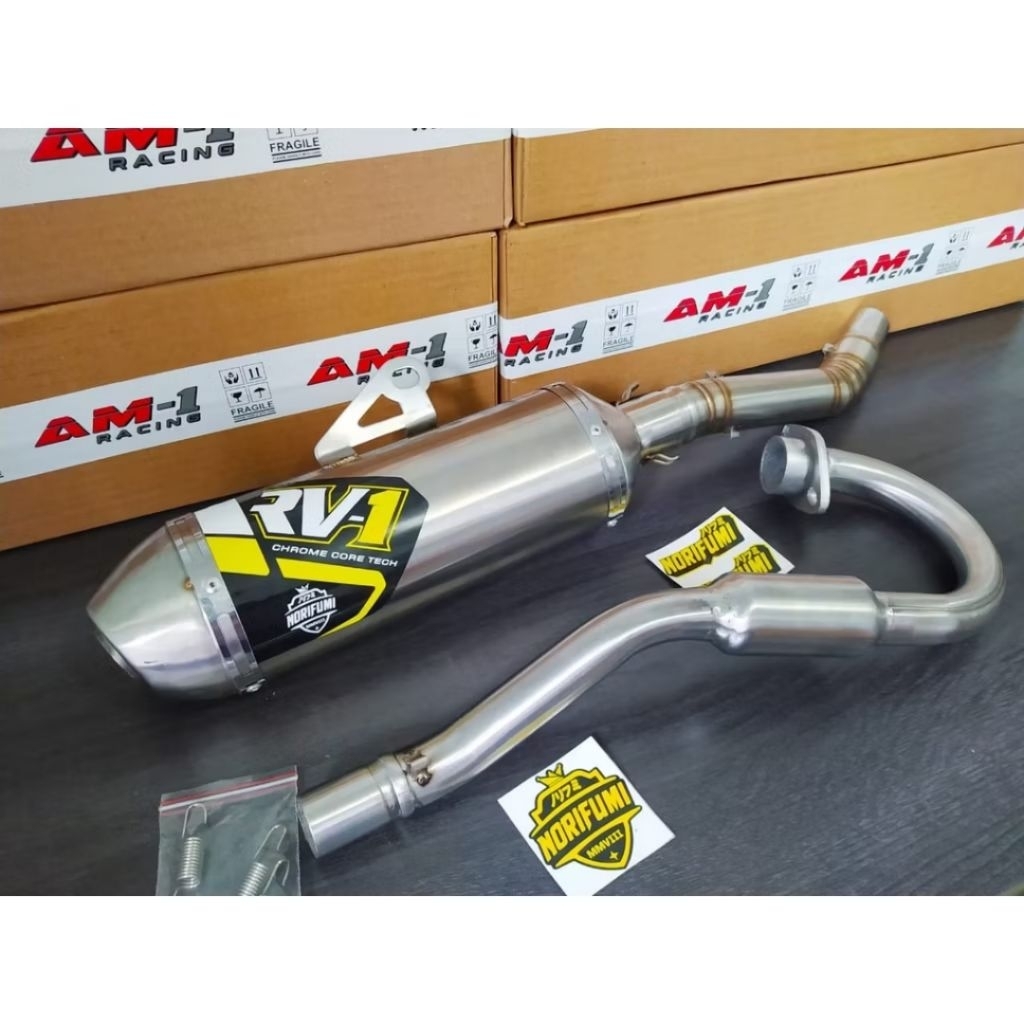 (full set) RV-1 Muffler exhaust 38mm crf 150l crf 150 KLX 150 l,g,s KLX ...