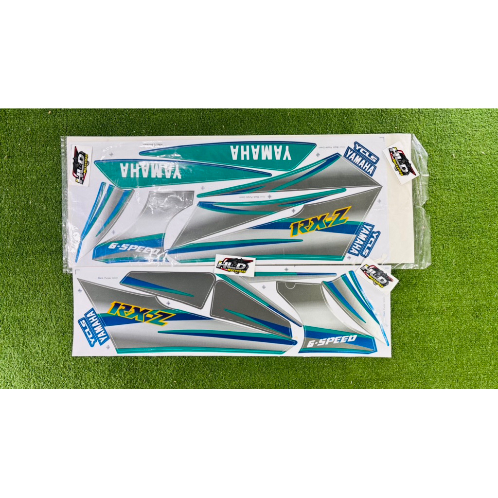 HIJAU Old RXZ Body Sticker. Yamaha RXZ Mile Full Set Body Striping ...