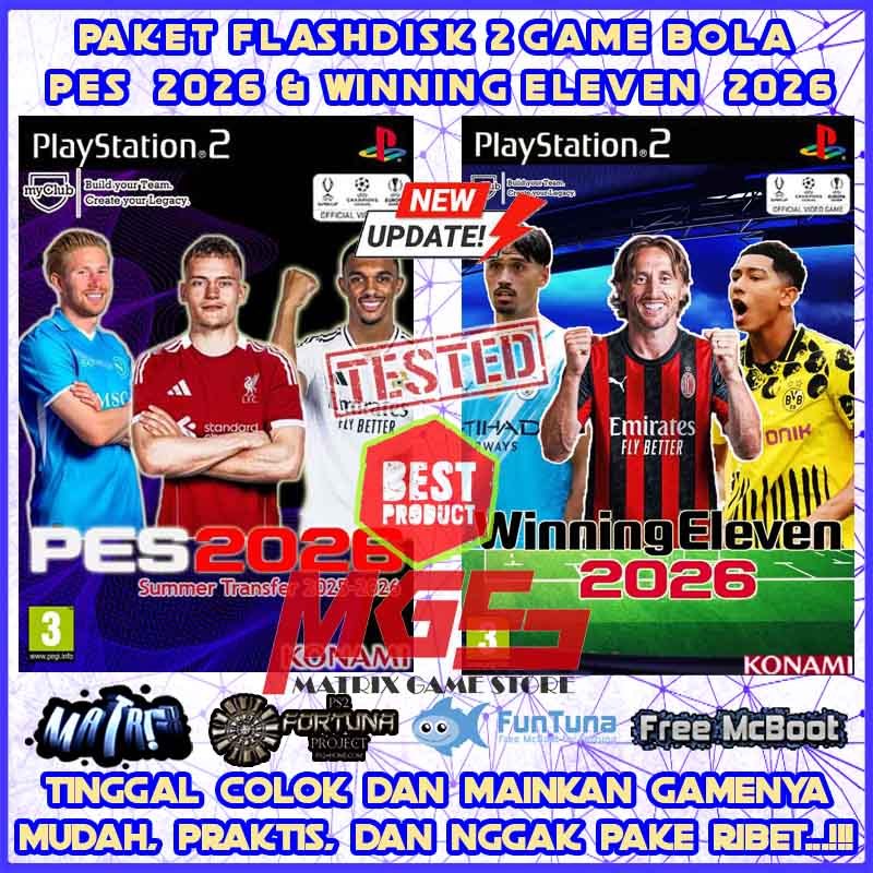 Fleshdisk Game PS2 PS 2 PES 2026 Winning Eleven 2026 Latest Summer Id 11134207 7ra0i