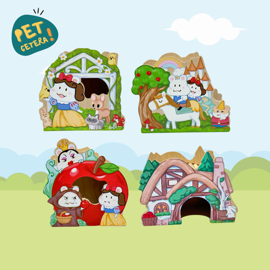 Curated visual reference: Fresh Look at Sweet Sugar White Seriessnow Hamster Cage Decoration Set