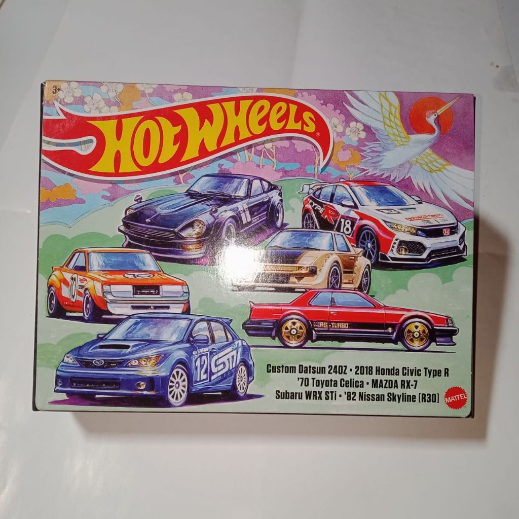 Hot Wheels Japanese Themed Set Pack of 6 - Datsun 240Z - Civic Type R ...