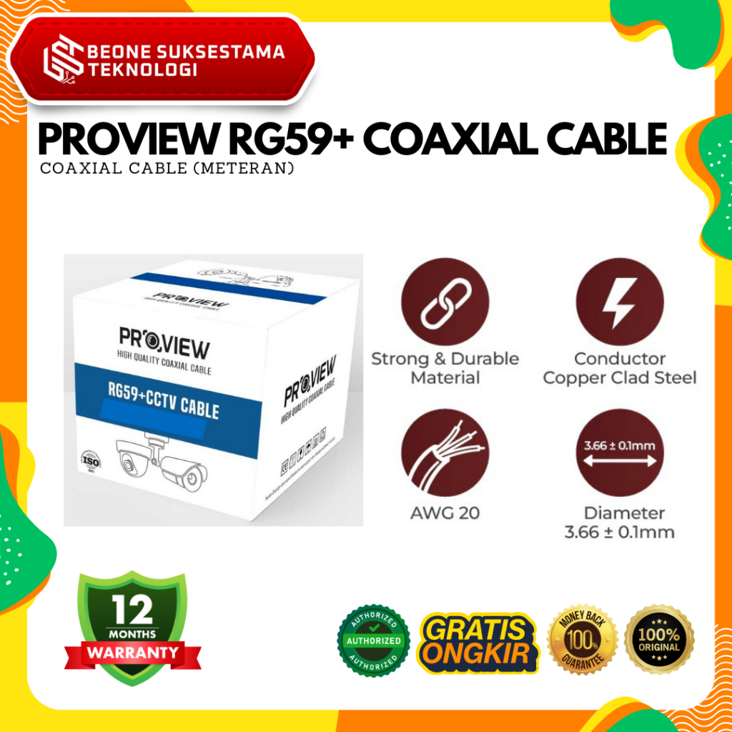 PROVIEW RG59+ PROVIEW BLUE METER | Shopee Malaysia