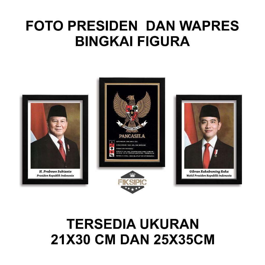 Photo of the President and Vice President - Prabowo Gibran and Garuda ...