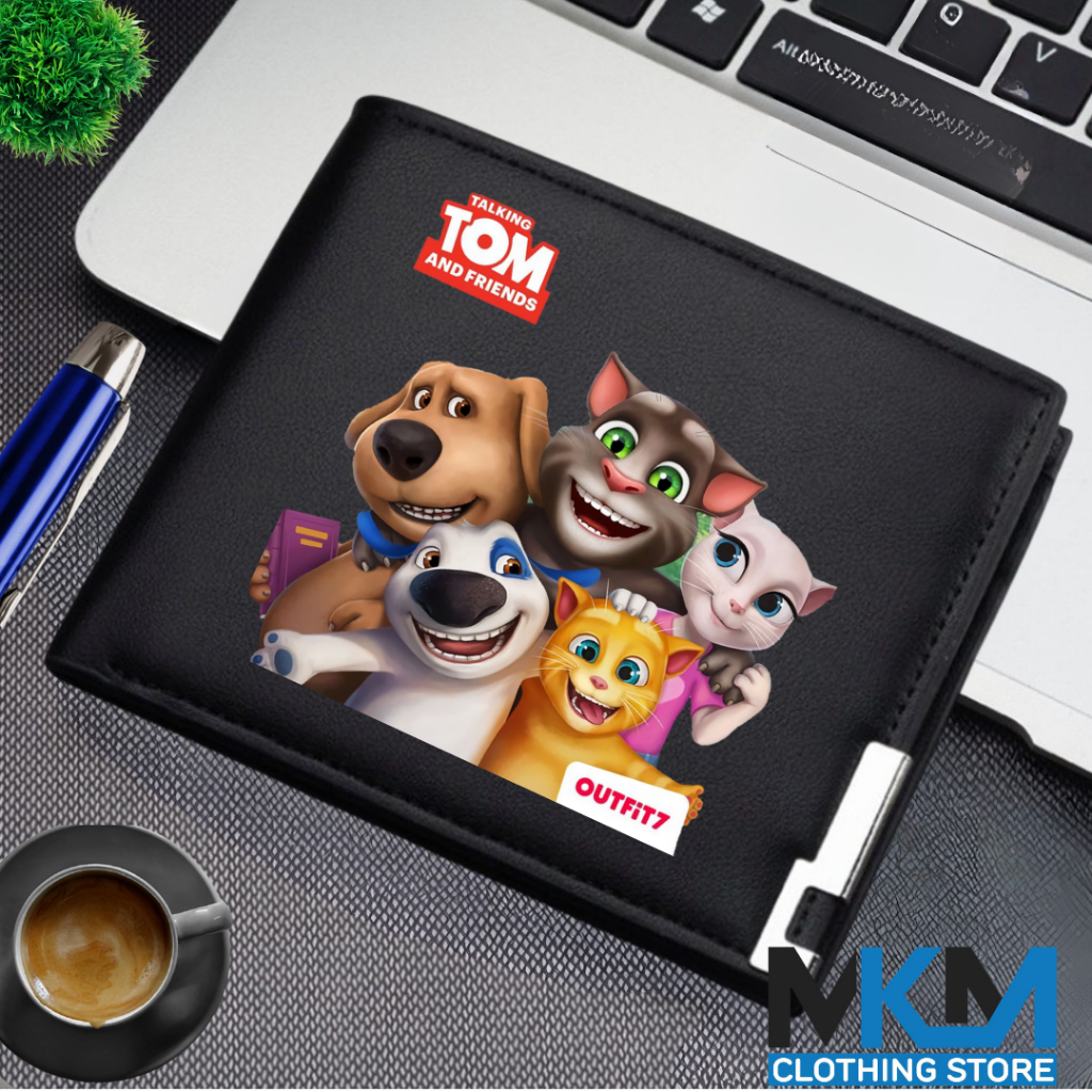 Talking Tom I Children's Wallet Talking Tom I Men's Folding Wallet ...