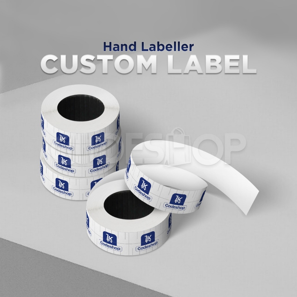 Custom Label Handlabel 16x23 mm One Color Hand Label PB-230 Sticker ...
