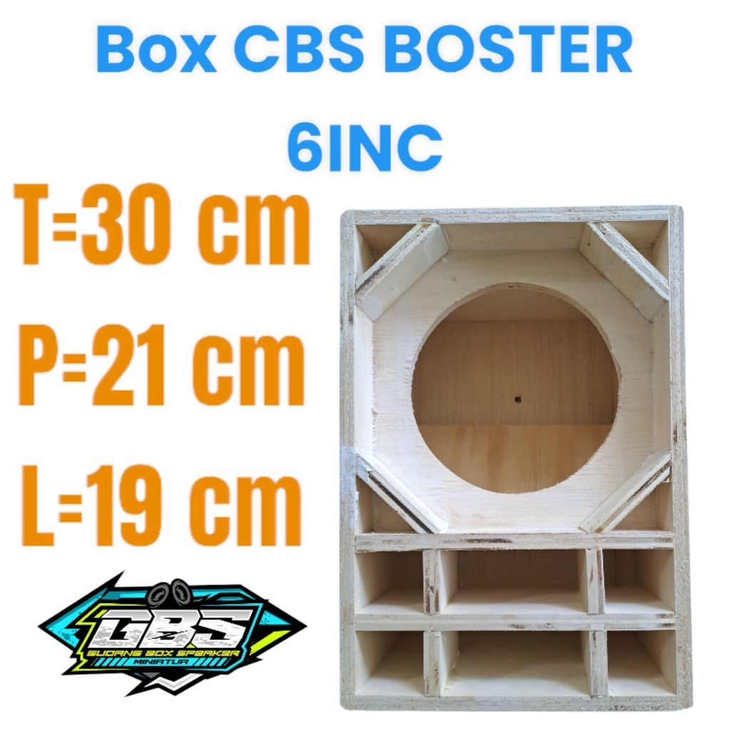 CBS 6 inch 9mm full plywood booster box | Shopee Malaysia