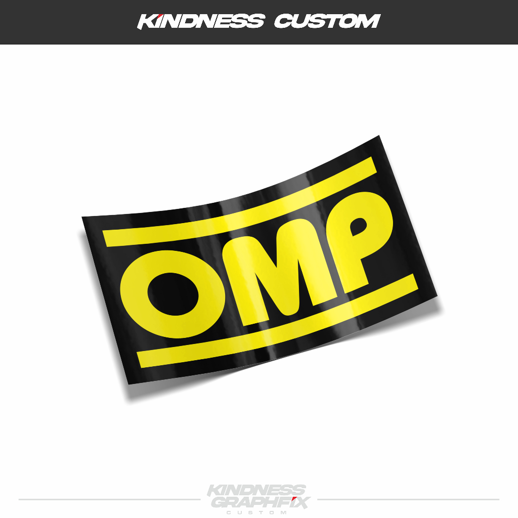 OMP Sticker Kereta Car Sticker | Shopee Malaysia