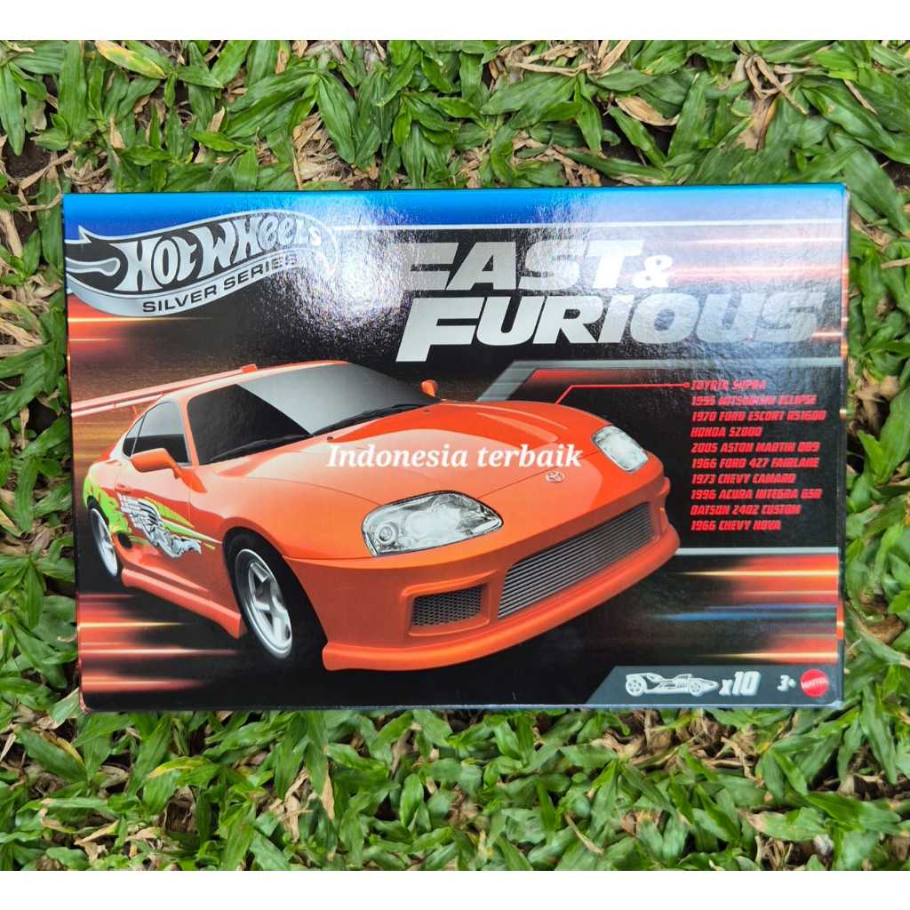 Hot Wheels Fast and Furious Silver Series Set Pack 10pcs JCT92 original ...