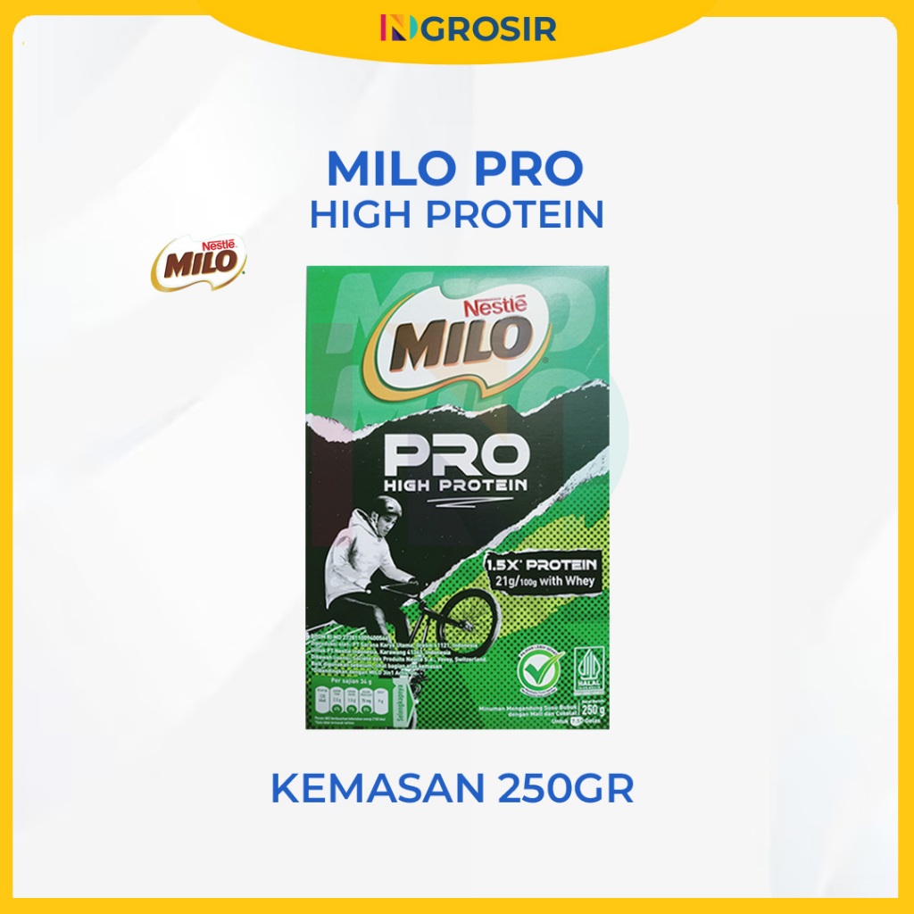 Nestle Milo Pro High Protein 250 Gram Packaging 1 PCS | Shopee Malaysia