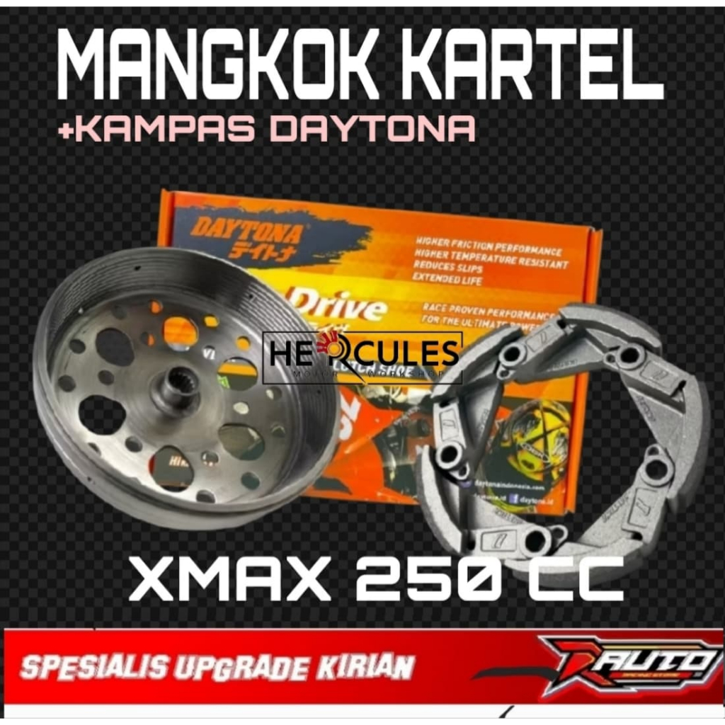 CVT Racing XMAX Package Double Bowl Cartel XMAX 250cc Double Pad ...
