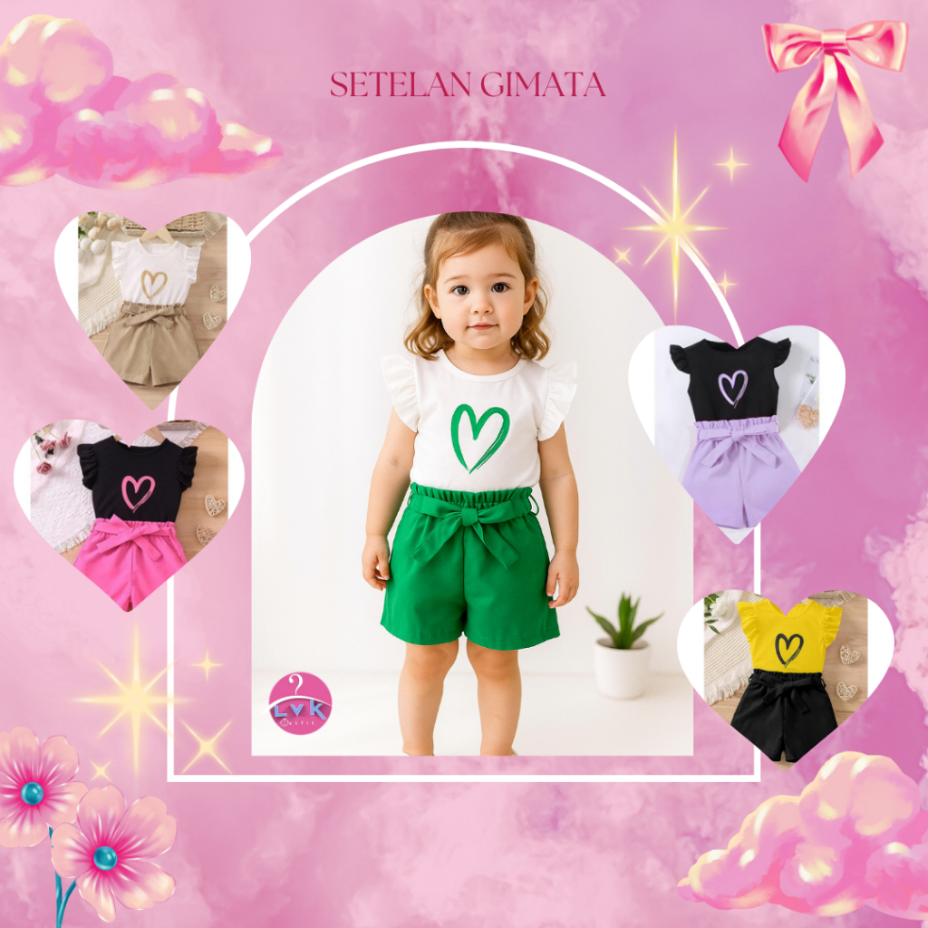 Lvk_outfit 8.8 GRAND FASHION GIRLS' SET GIMATA GIRLS' CLOTHES BABYTERRY ...