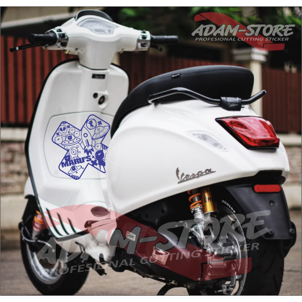 VMR1 MARUS Sticker / Vespa Matic Motorcycle Sticker / Vespa Matic Decal ...