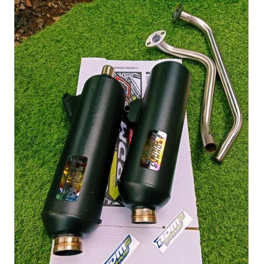 RDM24 EXHAUST Silent Killer Power Pipe Mio Sporty Mio Soulty Beat Fi ...