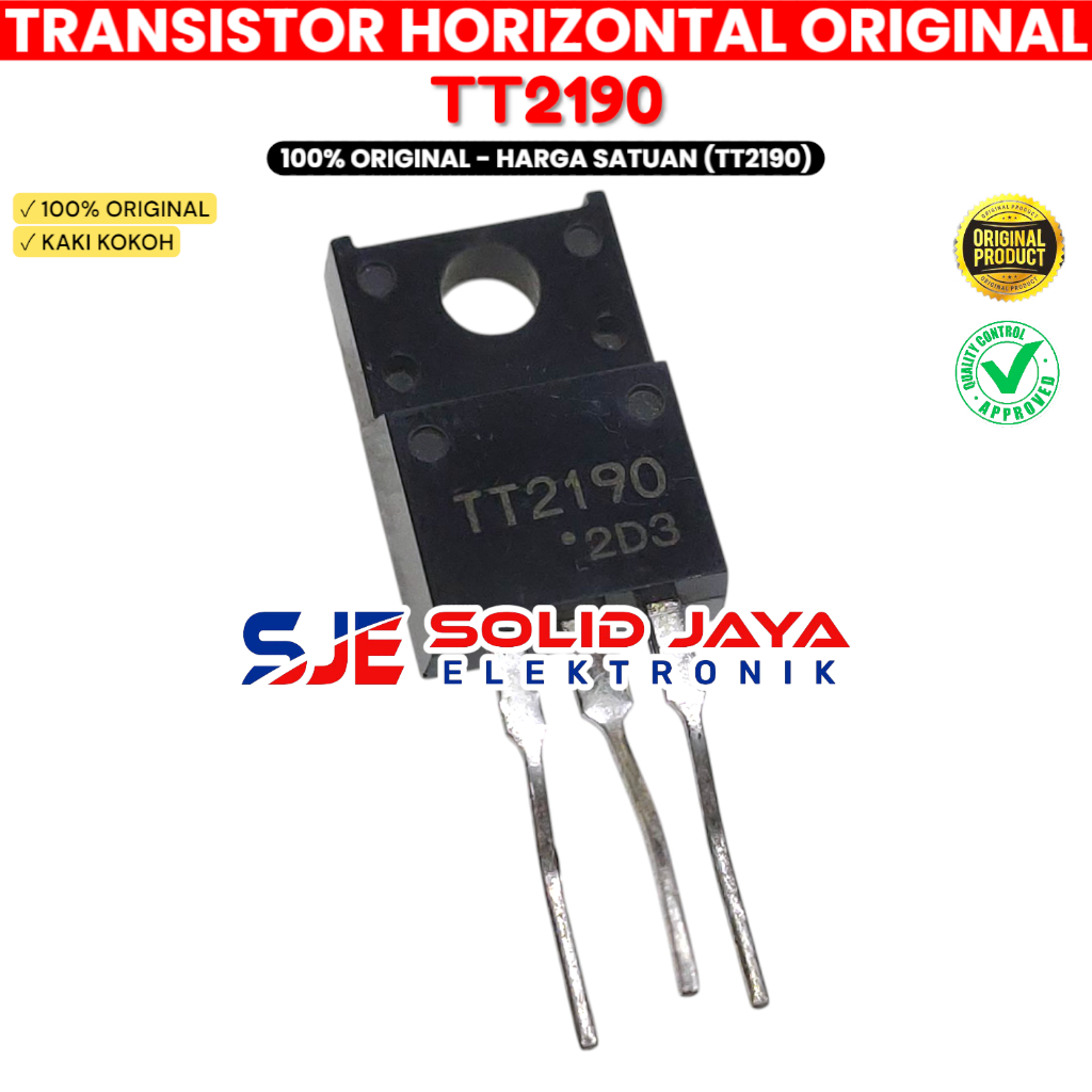 ORIGINAL ORIGINAL TR TRANSISTOR TT2190 - IC TR HORIZONTAL TT 2190 ...