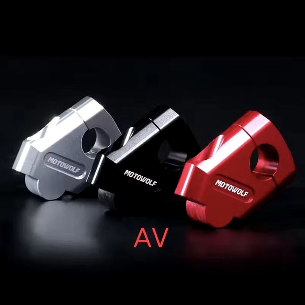 MOTOWOLF Handlebar Raiser Slanted Model Handlebar Raiser made of CNC ...