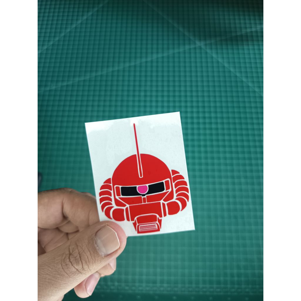 Cars Zaku II Gundam Origin Bandai Gunpla Sticker | Shopee Malaysia