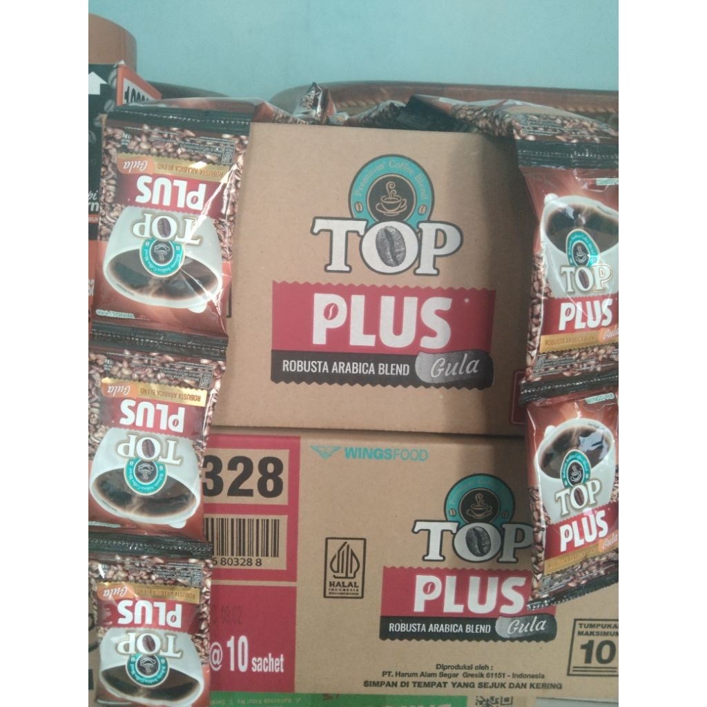 Top Coffee Plus sugar 10pcs 18g packaging (1 pack) | Shopee Malaysia
