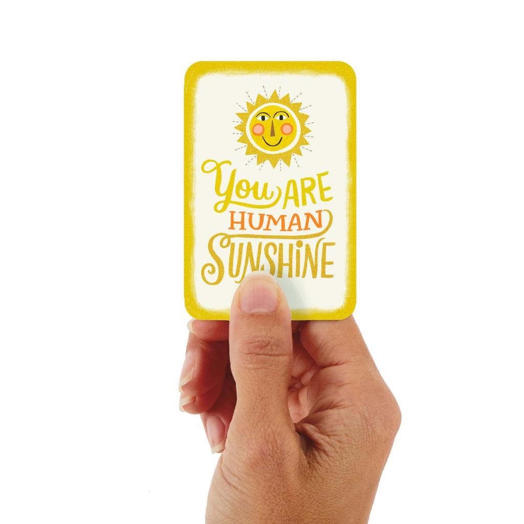 MINI GREETING CARD- GREETING CARD- HALLMARK- HUMAN SUNSHINE | Shopee ...