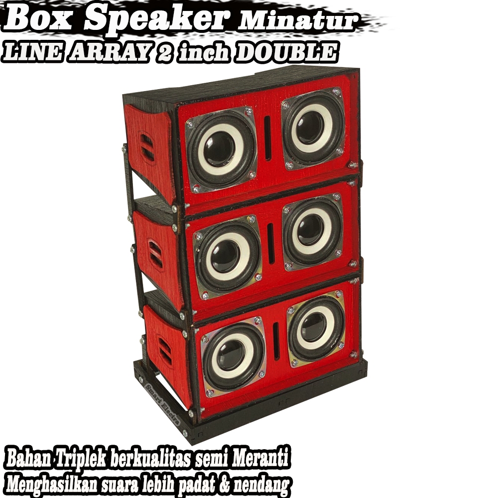 MERAH Line Array 2 Inch red miniature Speaker Box | Shopee Malaysia