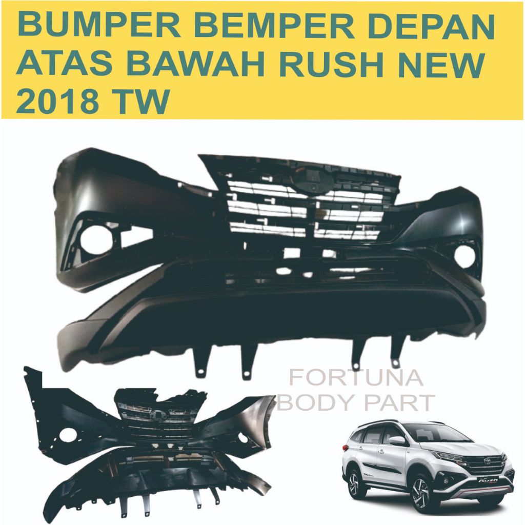 BUMPER FRONT TOP BOTTOM RUSH NEW 2018 TW | Shopee Malaysia