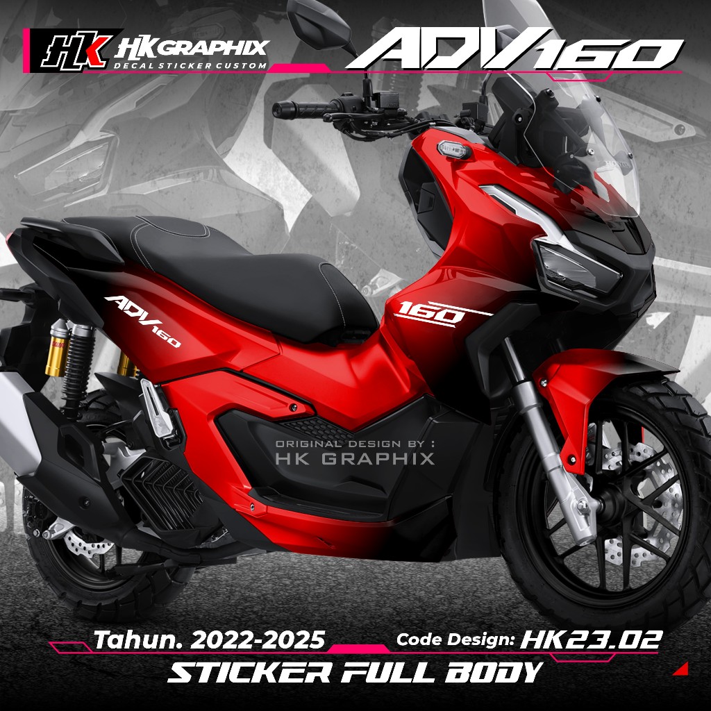 Decal Sticker ADV 160 Full Body 2022 2023 2024 2025 Honda ADV Sticker ...