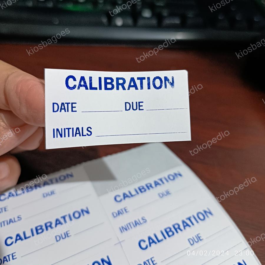 Callibration Label Calibration Stickers | Shopee Malaysia