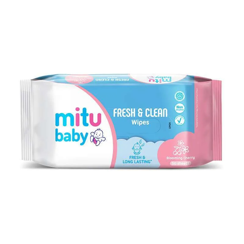 Mitu Baby Wipes Wet Wipes 50 Sheets | Shopee Malaysia